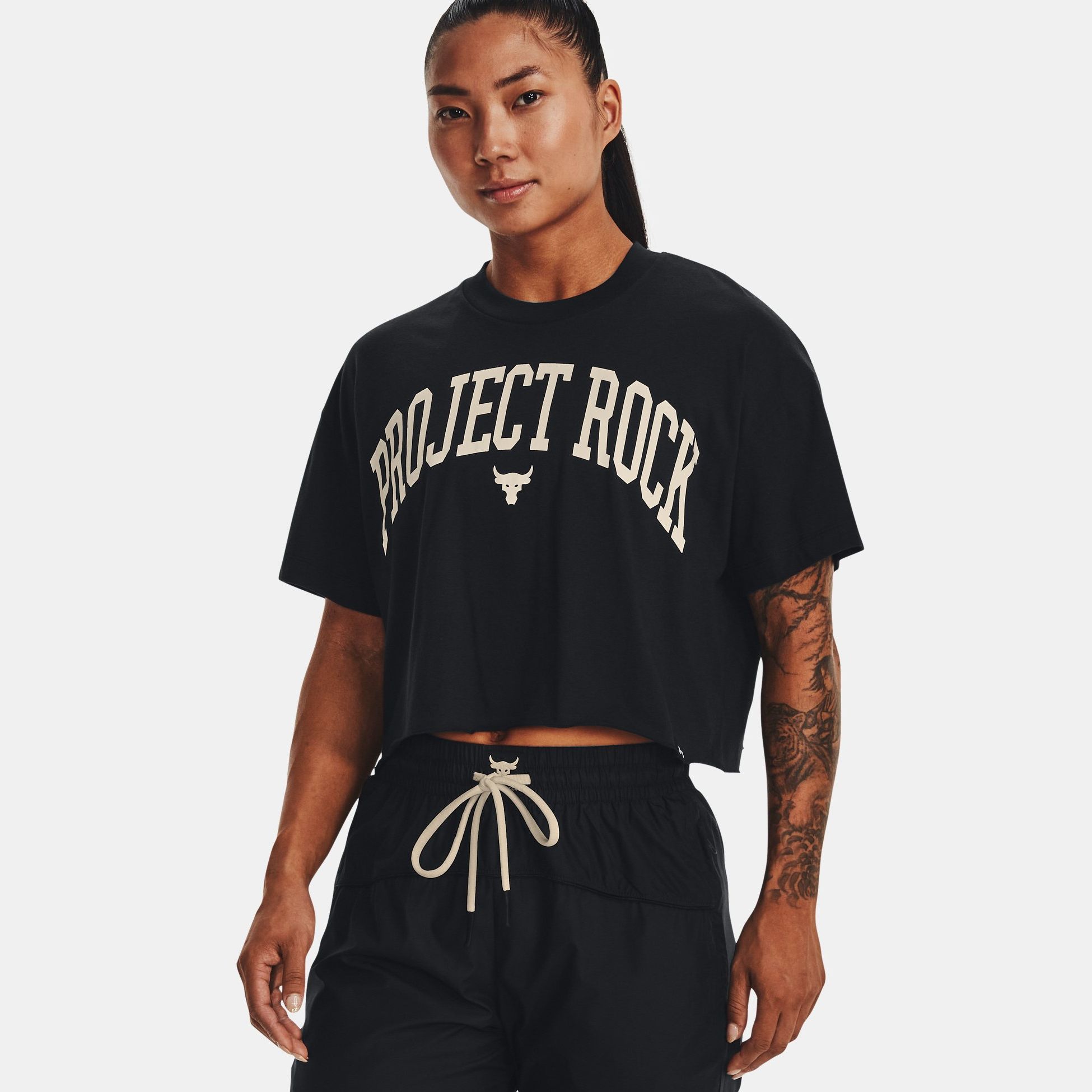 Tricouri & Polo -  under armour Project Rock Crop Short Sleeve